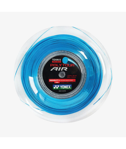 Yonex Polytour Air 125 / 16L 200m Tennis String Reel (Blue) Profitez des Offres !