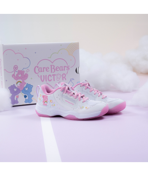 Victor x Care Bears Junior Court Shoes A-CBCJR AI (White/Pink) plus qu'un jeu 