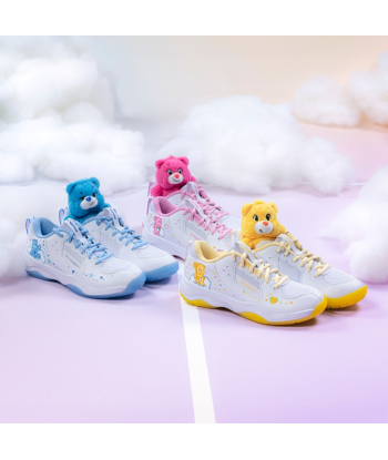 Victor x Care Bears Court Shoes A-CBC AI (White/Pink) pas cher