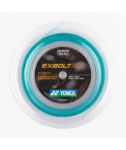 Yonex Exbolt 68 200m Badminton String (Turquoise) 2023