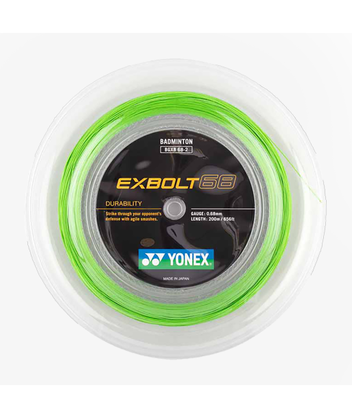 Yonex Exbolt 68 200m Badminton String (Lime Green) ou a consommer sur place