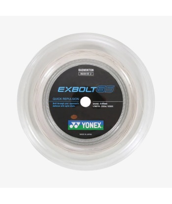 Yonex Exbolt 65 200m Badminton String (Purple) la colonne vertébrale