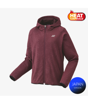 Yonex Women's Knitted Warm-Up Hoodie 58112 (Dark Wine) Découvrez la collection