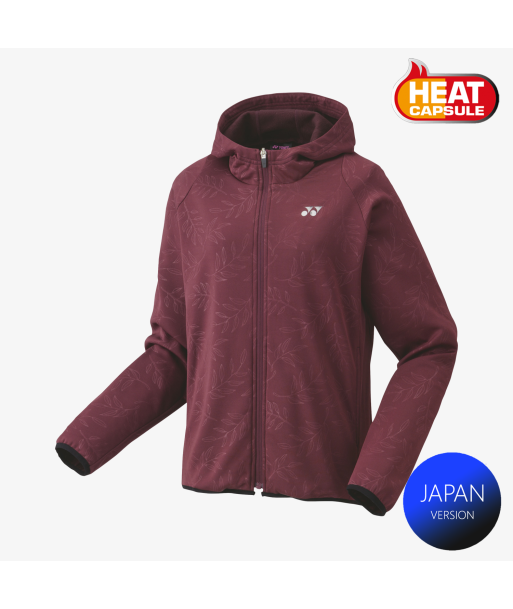 Yonex Women's Knitted Warm-Up Hoodie 58112 (Dark Wine) Découvrez la collection