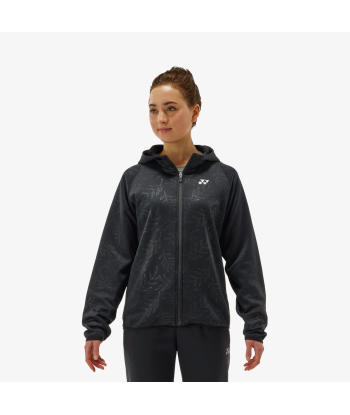 Yonex Women's Knitted Warm-Up Hoodie 58112 (Black) à prix réduit toute l'année