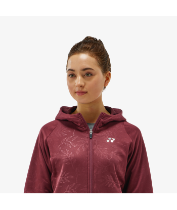 Yonex Women's Knitted Warm-Up Hoodie 58112 (Dark Wine) Découvrez la collection