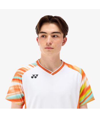 Yonex Men's Game Shirts 10577 (White) Profitez des Offres !