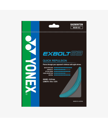 Yonex Exbolt 63 200m Badminton String (Mint) Venez acheter