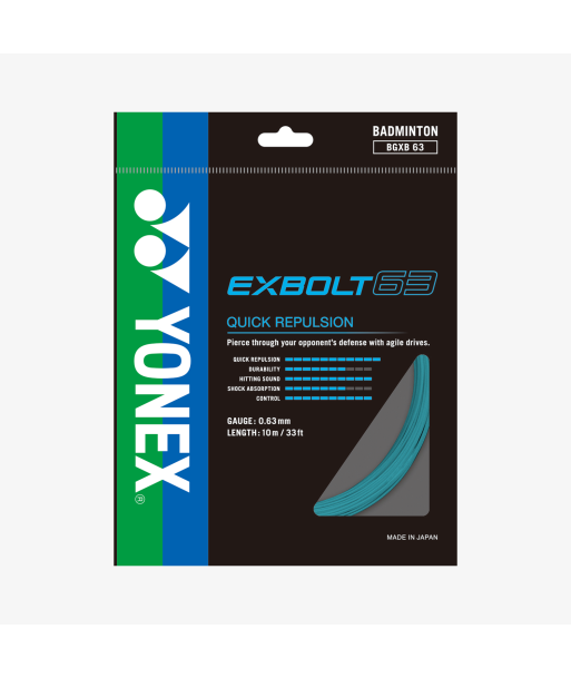 Yonex Exbolt 63 200m Badminton String (Mint) Venez acheter