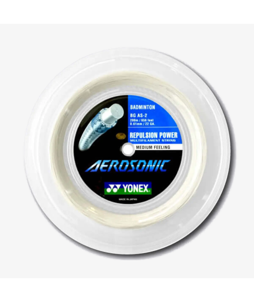 Yonex Aerosonic 200m Badminton String (White) En savoir plus