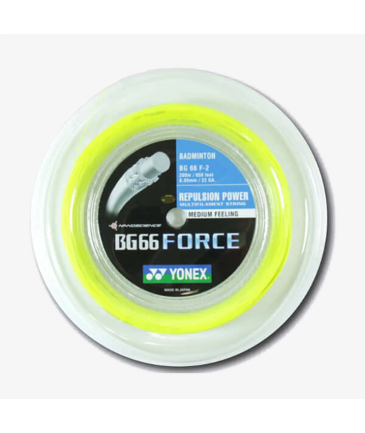 Yonex BG 66 Force 200m Badminton String (Yellow) chez Cornerstreet bien 