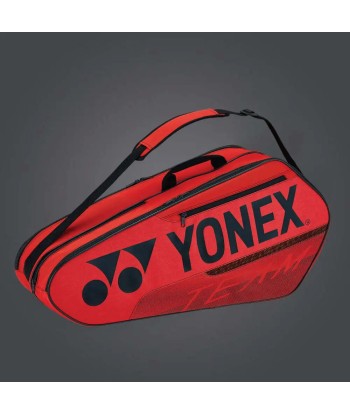 Yonex 42126 (Red) 6pk Team Badminton Tennis Racket Bag Les magasins à Paris