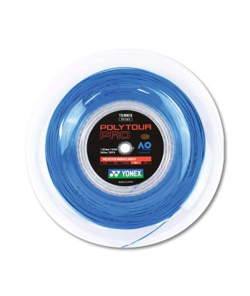 Yonex Polytour Pro 130 / 16 200m Tennis String Reel (Blue) livraison et retour toujours gratuits