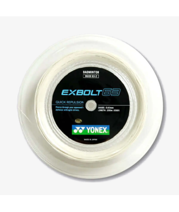 Yonex Exbolt 63 200m Badminton String (White) shop