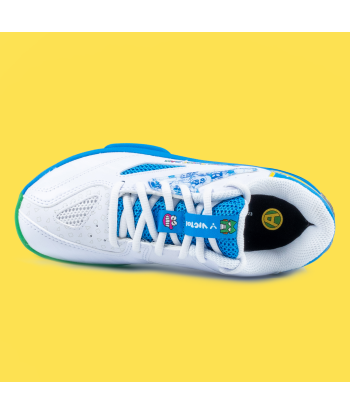 Victor x Crayon Shin Chan Junior Badminton Shoes A39JRCS AF (White /Blue) Le MVP de beaucoup