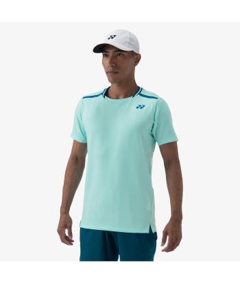 Yonex Men's Crew Neck Shirts 10559 (Cyan) Economisez 