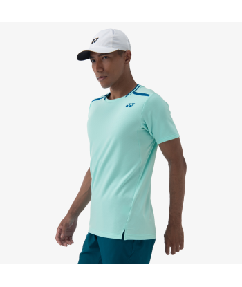 Yonex Men's Crew Neck Shirts 10559 (Cyan) Economisez 