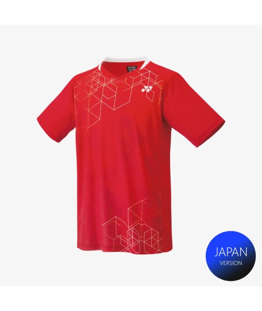 Yonex Men's Crew Neck Shirt 10602 (Sunset Red) de France