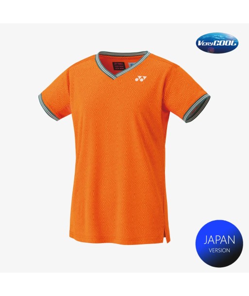 Yonex Women's Crew Neck Shirt 20758 (Bright Orange) Découvrez la collection