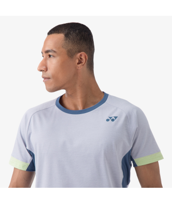 Yonex Men's Crew Neck Shirt 10563 (Mist Blue) Jusqu'à 80% De Réduction