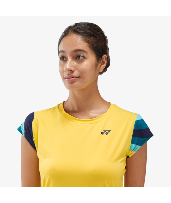 Yonex Women's Crew Neck Shirt 20754 (Soft Yellow) votre restaurant rapide dans 