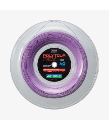 Yonex Polytour Rev 125 / 16L 200m Tennis String Reel (Purple) de pas cher