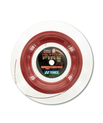 Yonex Polytour Fire 125 / 16L 200m Tennis String Reel (Red) Jusqu'à 80% De Réduction