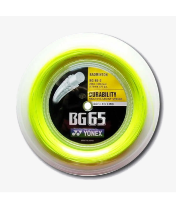 Yonex BG 65 200m Badminton String (Yellow) des créatures d'habitude