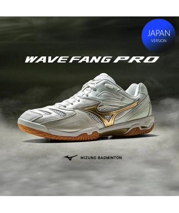 Mizuno Wave Fang Pro (White/Gold)-PRE-ORDER pour bénéficier 