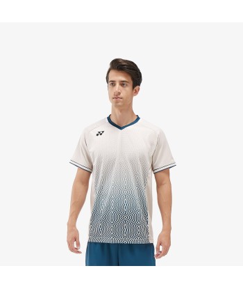 Yonex Men's Crew Neck Tournament Shirt 10567OM (Oatmeal) Economisez 