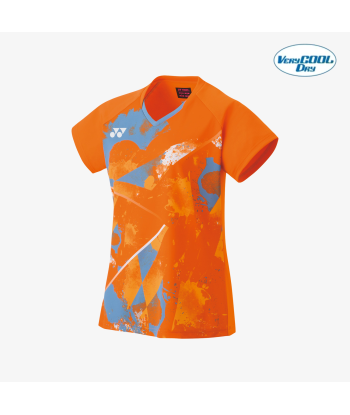 Yonex Women's Crew Neck Tournament Shirt 20771BOR (Bright Orange) Véritable concentré