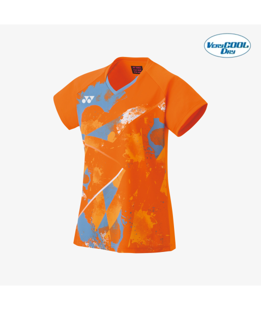 Yonex Women's Crew Neck Tournament Shirt 20771BOR (Bright Orange) Véritable concentré