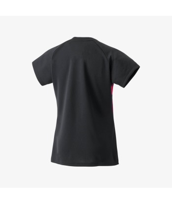 Yonex Women's Crew Neck Tournament Shirt 20771BK (Black) soldes