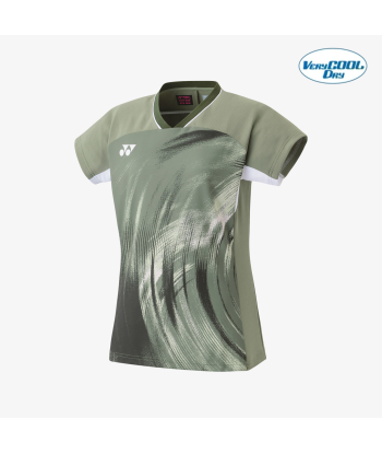 Yonex Women's Crew Neck Tournament Shirt 20769LOL (Light Olive) vente chaude votre 