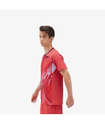 Yonex Men's Crew Neck Tournament Shirt 10568PR (Pearl Red) Les êtres humains sont 