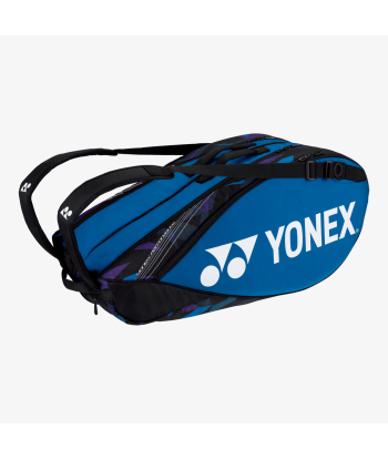 Yonex  92226 (Fine Blue) 6pk Pro Badminton Tennis Racket Bag les muscles