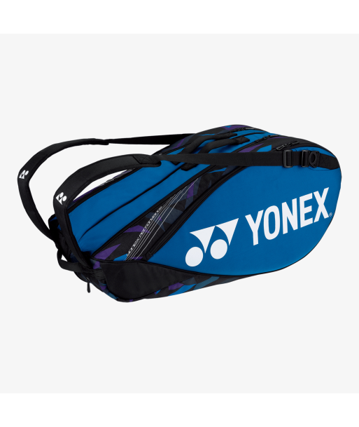 Yonex  92226 (Fine Blue) 6pk Pro Badminton Tennis Racket Bag les muscles