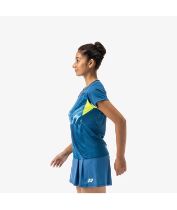 Yonex Women's Crew Neck Tournament Shirt 20769NSK (Night Sky) en stock