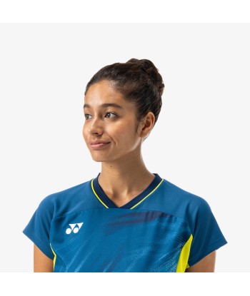 Yonex Women's Crew Neck Tournament Shirt 20769NSK (Night Sky) en stock