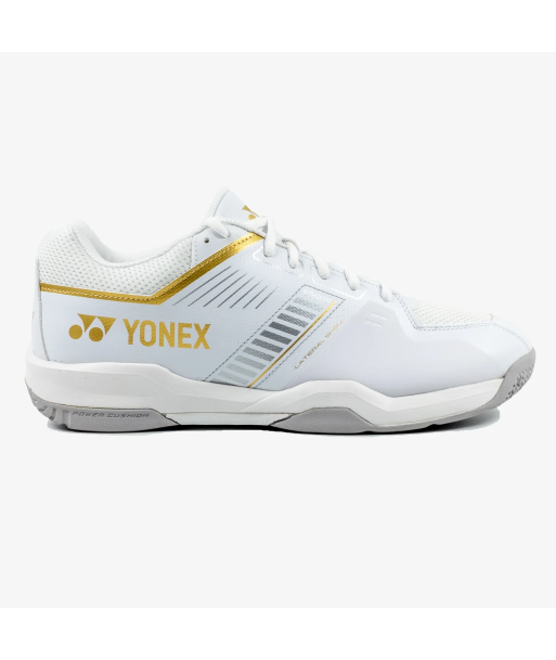 Yonex Strider Wide (White/Gold) Court Shoe pour bénéficier 