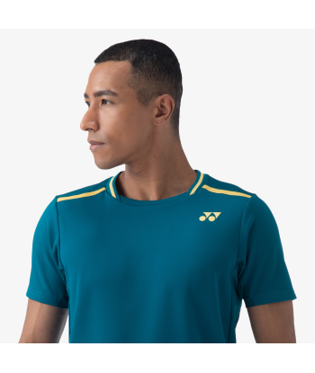 Yonex Men's Crew Neck Shirts 10559 (Blue Green) À commander