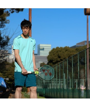 Yonex Men's Crew Neck Shirts 10559 (Cyan) Découvrez la collection