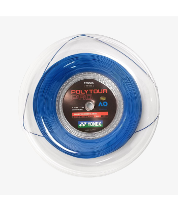 Yonex Polytour Pro 120 / 17 200m Tennis String Reel (Blue) Profitez des Offres !