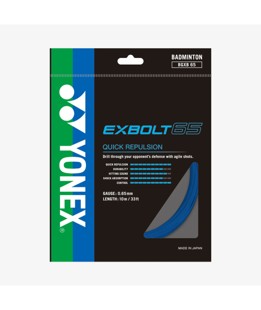 Yonex Exbolt 65 200m Badminton String (Blue) votre restaurant rapide dans 