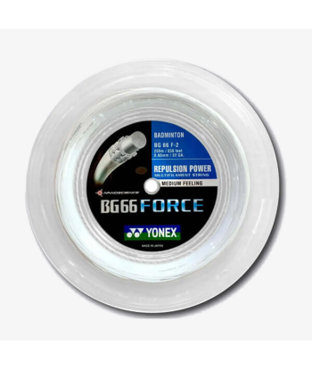 Yonex BG 66 Force 200m Badminton String (White) acheter en ligne