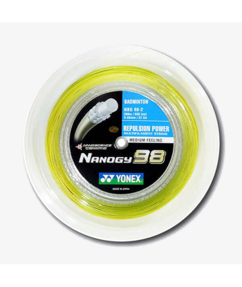 Yonex Nanogy 98 200m Badminton String (Yellow) est présent 