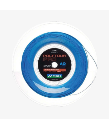 Yonex Polytour Pro 125 / 16L 200m Tennis String Reel (Blue) français