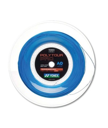 Yonex Polytour Pro 125 / 16L 200m Tennis String Reel (Blue) français