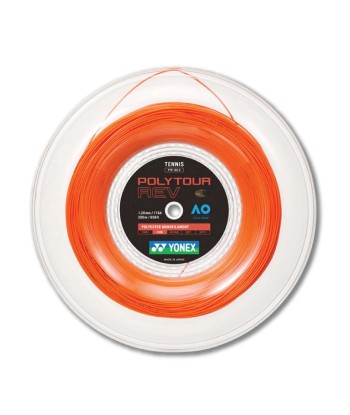 Yonex Polytour Rev 120 / 17 200m Tennis String Reel (Bright Orange) 50% de réduction en Octobre 2024